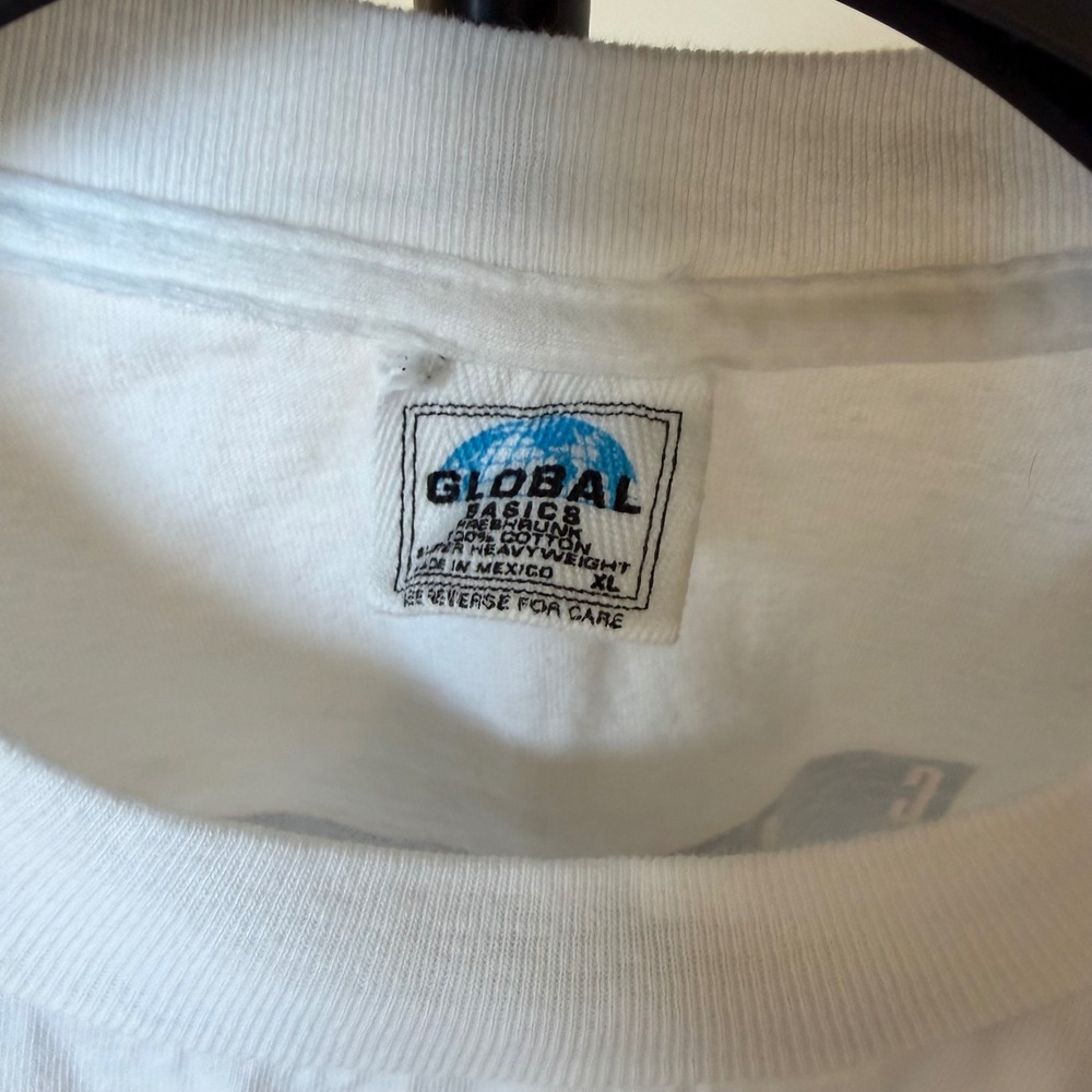 Vintage 90s Tech Silicon Valley Promo T-Shirt White XL Distressed - Picture 4 of 8